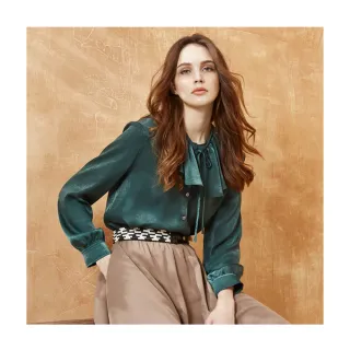 【Diffa】領開衩異素材拼接針織衫-女 歷史價格詳細信息