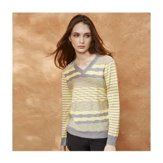 【Diffa】撞色條紋緹花上衣-女 歷史價格詳細信息