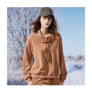 【Diffa】領開衩異素材拼接針織衫-女 歷史價格詳細信息