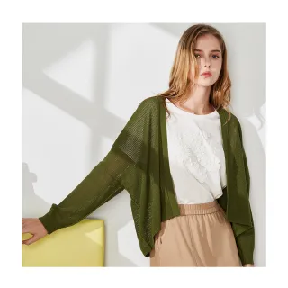 鏤空針織罩衫女夏寬松薄款防曬空調衫設計感外搭別致蕾絲短款上衣 歷史價格詳細信息