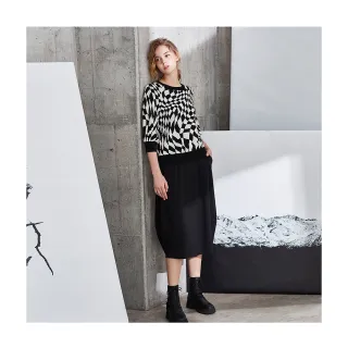 【Diffa】鬆緊壓褶寬褲-女 歷史價格詳細信息