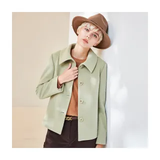 【Diffa】翻領造型拉克蘭袖線衫-女 歷史價格詳細信息