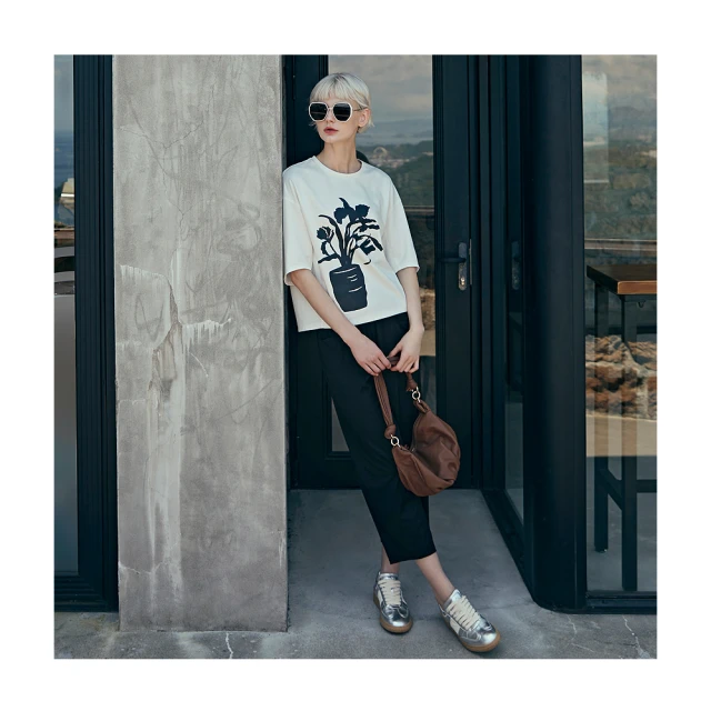 【Diffa】鬆緊壓褶寬褲-女 歷史價格詳細信息