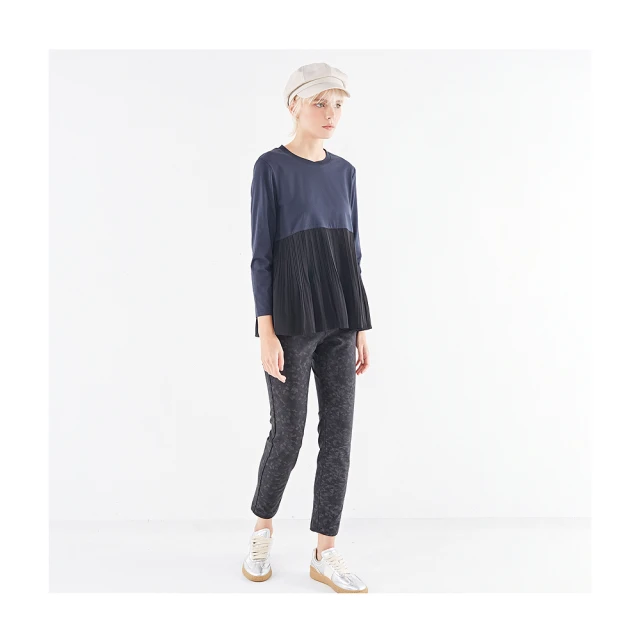 【Diffa】鬆緊壓褶寬褲-女 歷史價格詳細信息