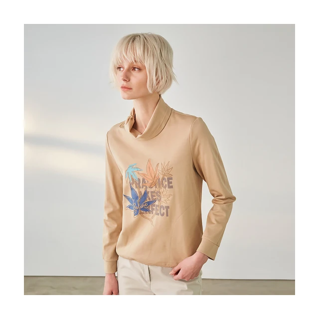 【Diffa】領抽繩設計磨毛針織衫-女 歷史價格詳細信息