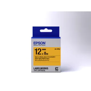 【EPSON】標籤帶 黃底黑字/12mm(LK-4YBP) 歷史價格詳細信息