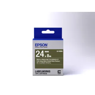 【EPSON】標籤帶 消光霧面系列 海軍藍底白字/24mm(LK-6HWJ) 歷史價格詳細信息