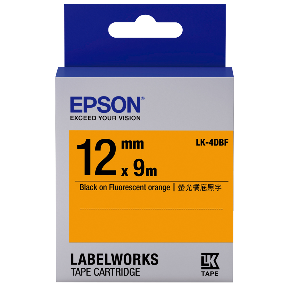 【EPSON】標籤帶 螢光黃底黑字/12mm(LK-4YBF) 歷史價格詳細信息