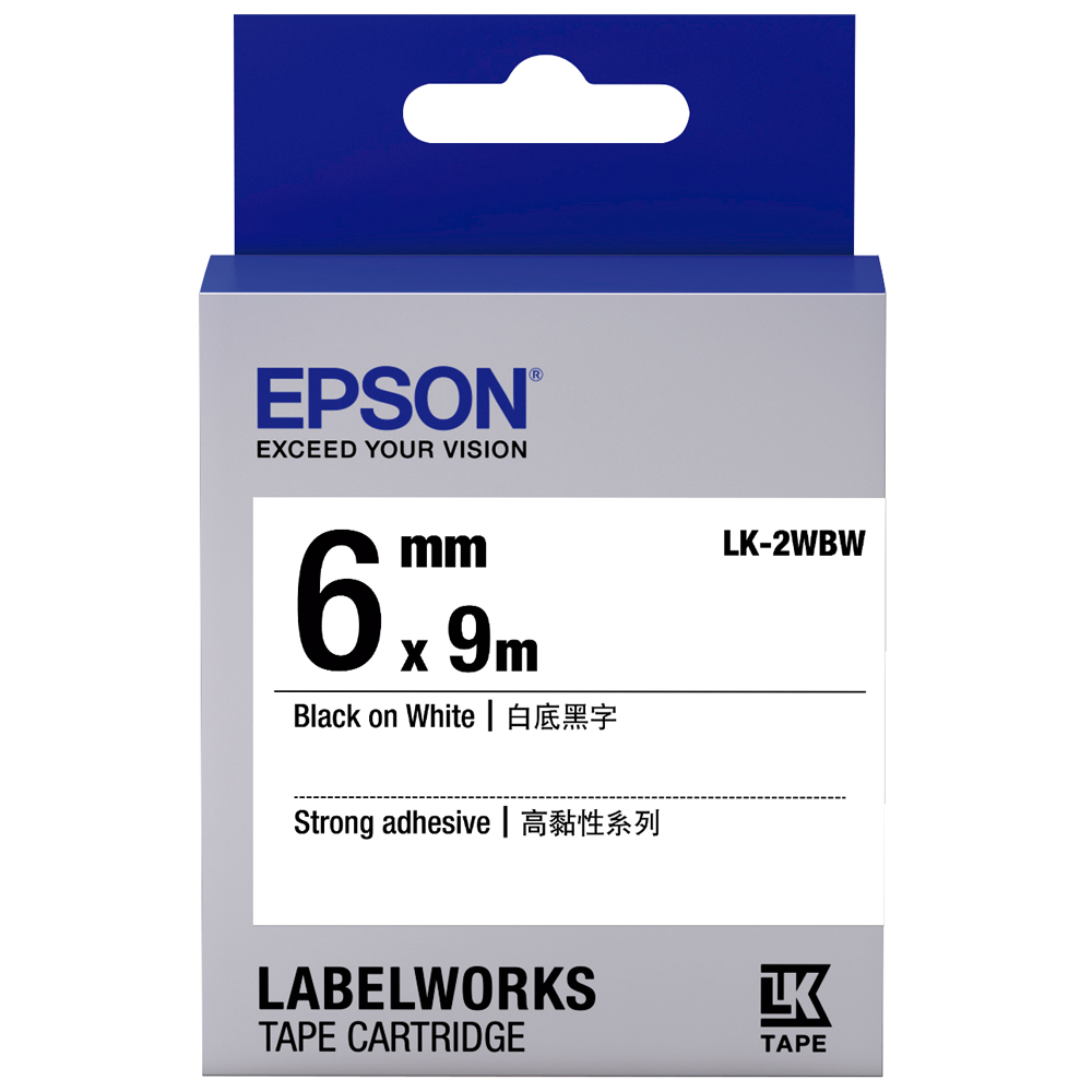 【EPSON】高黏性標籤帶 白底黑字/12mm(LK-4WBW) 歷史價格詳細信息