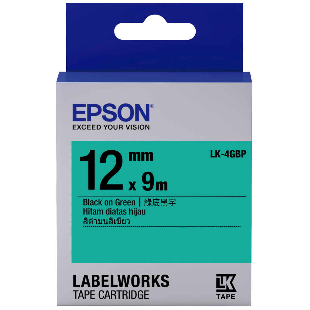 【EPSON】標籤帶 黑底白字/12mm(LK-4BWV) 歷史價格詳細信息
