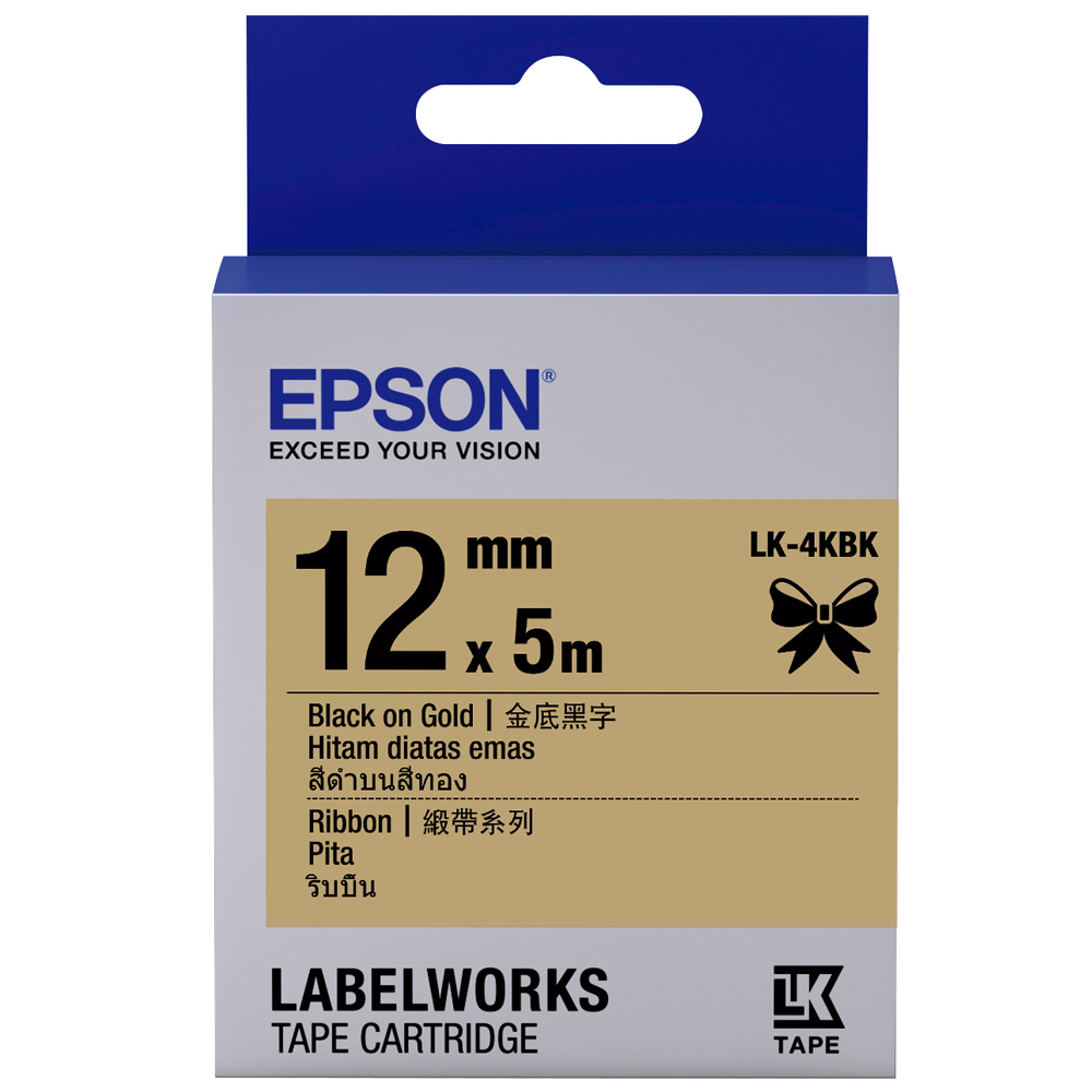 【EPSON】標籤帶 黑底白字/12mm(LK-4BWV) 歷史價格詳細信息