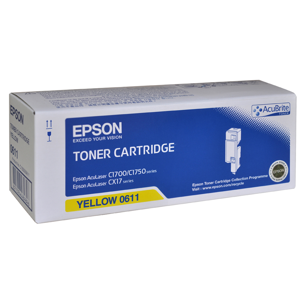 EPSON S050611 黃色高容量全新副廠碳粉匣(含載體) C1700/C1750N/C1750W/CX17NF 歷史價格詳細信息
