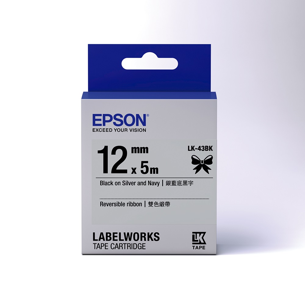 【EPSON】標籤帶 藍白格紋底灰自/12mm(LK-4CAY) 歷史價格詳細信息