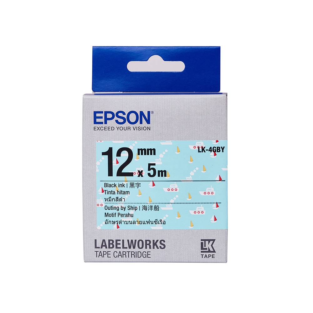 【EPSON】標籤帶 花紋系列 歡樂兔底黑字/12mm(LK-4HBY) 歷史價格詳細信息