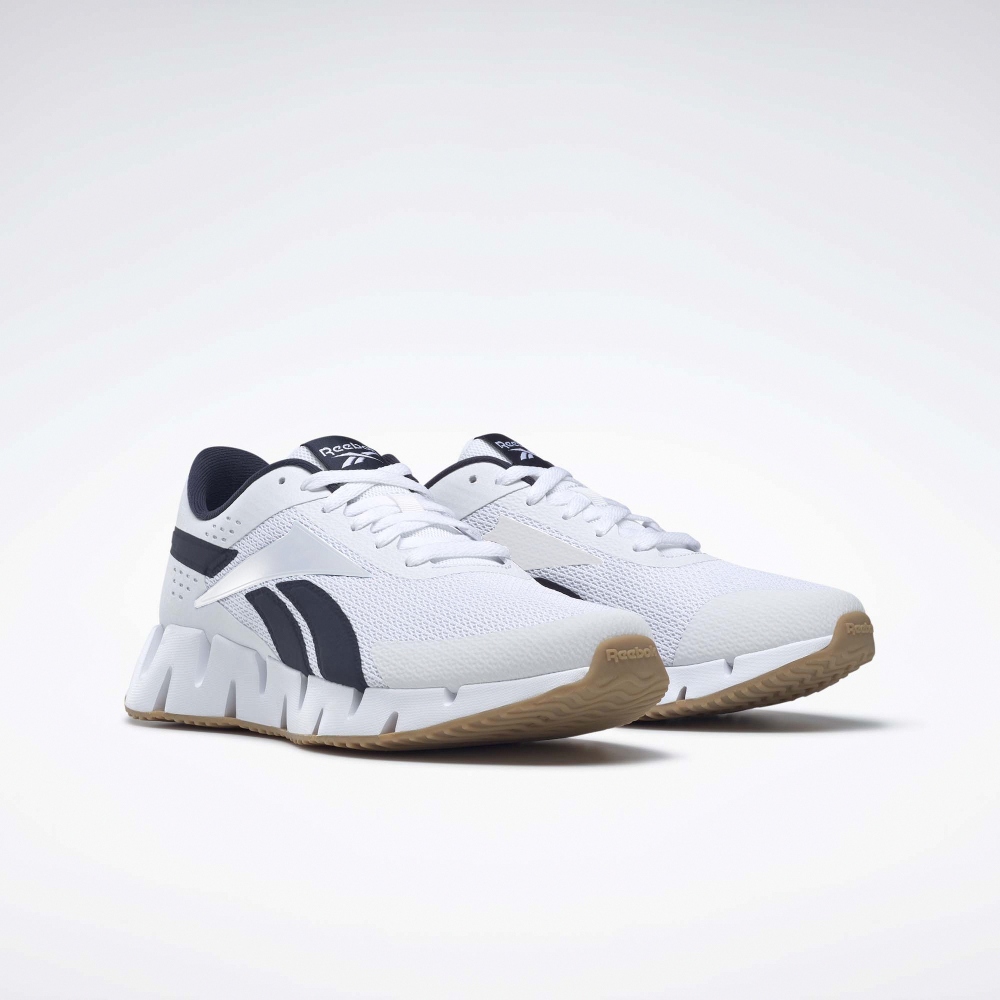 Reebok 慢跑鞋 Zig Dynamica 2.0 白 黑 男鞋 鋸齒鞋底設計 科技大底【ACS】 FY3407 歷史價格詳細信息