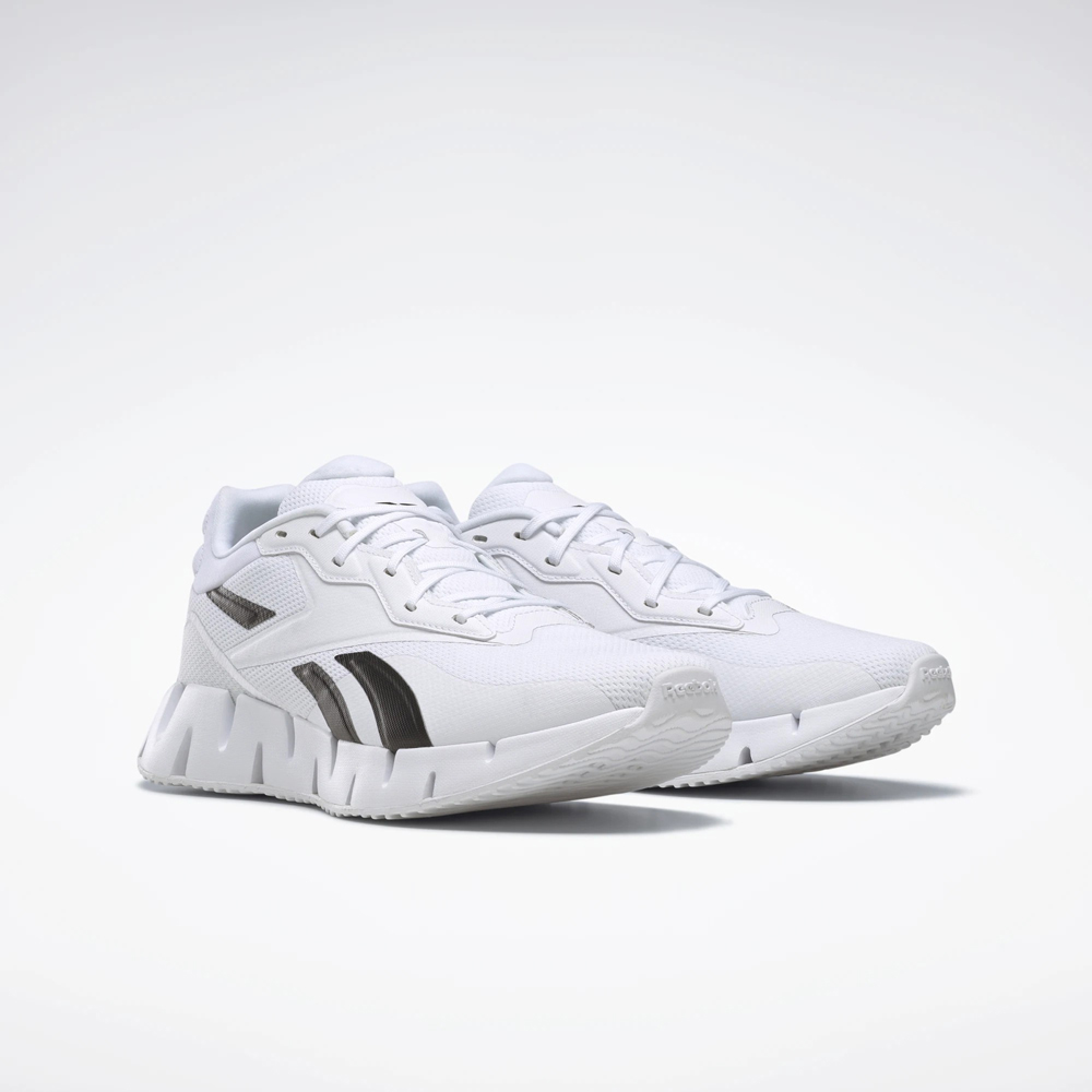Reebok 慢跑鞋 Zig Dynamica 2.0 白 黑 男鞋 鋸齒鞋底設計 科技大底【ACS】 FY3407 歷史價格詳細信息