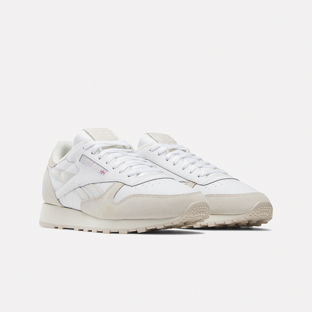 Reebok Classic Leather [100032772] 男女 休閒鞋 運動 經典 復古 麂皮 皮革 米白 歷史價格詳細信息