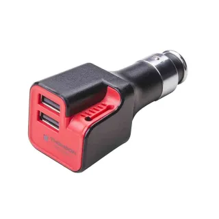 【THOMSON】車充 4USB 2.4A 前2+後2延線式 可夾式USB車充(車麗屋) 歷史價格詳細信息