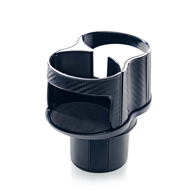 【安伯特】卡夢雙杯旋轉置物架 (車用杯架 汽車杯架 水杯架 置物架 飲料架 手機架) 歷史價格詳細信息