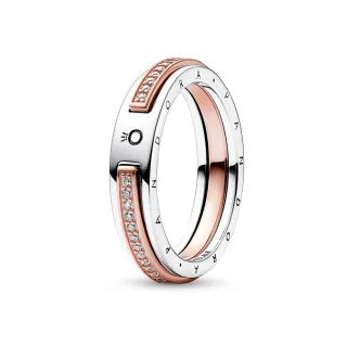 【Pandora 官方直營】Pandora Signature 雙色密鑲寶石同心圓手鏈-絕版品 歷史價格詳細信息