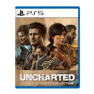 PS5 秘境探險：盜賊傳奇合輯 Uncharted  4代 + 外傳 失落的遺產 (中文版) 全新商品【四張犁電玩】 歷史價格詳細信息
