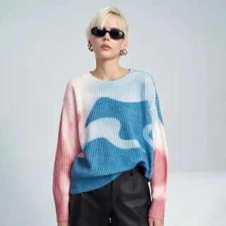 MOMA 藍黑菱格紋線條前下襬層次不規則側拉鍊鬆緊腰圍長裙 / 36 / 2355 歷史價格詳細信息