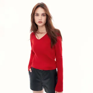 【MOMA】100%CASHMERE V領羊絨上衣(兩色) 歷史價格詳細信息