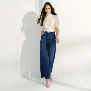 MOMA 藍黑菱格紋線條前下襬層次不規則側拉鍊鬆緊腰圍長裙 / 36 / 2355 歷史價格詳細信息