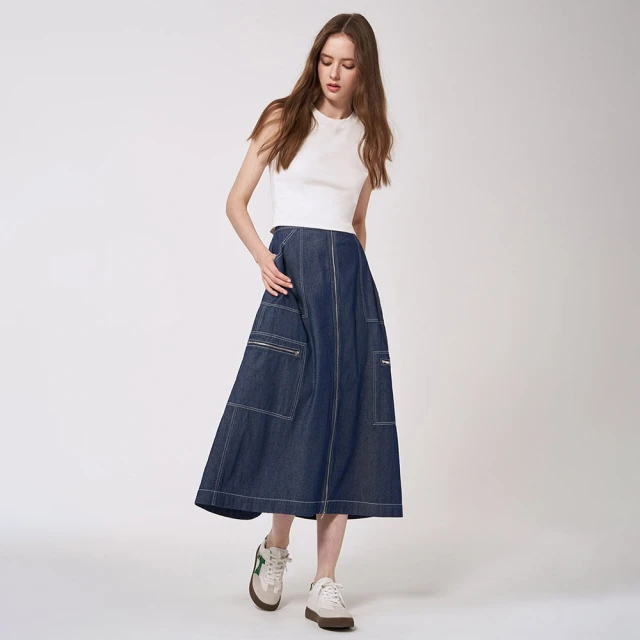 工裝風牛仔裙半身裙女夏季2024新款高腰百搭減齡防走光小個子短裙 歷史價格詳細信息