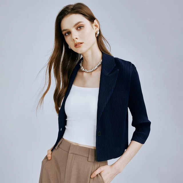 MOMA 藍黑菱格紋線條前下襬層次不規則側拉鍊鬆緊腰圍長裙 / 36 / 2355 歷史價格詳細信息