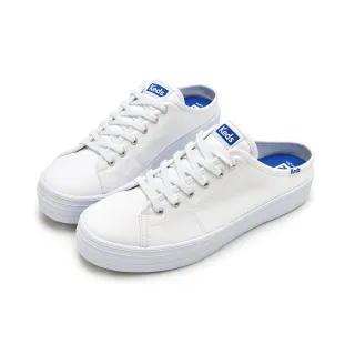 Keds TRIPLE 經典真皮厚底休閒小白鞋-白 歷史價格詳細信息