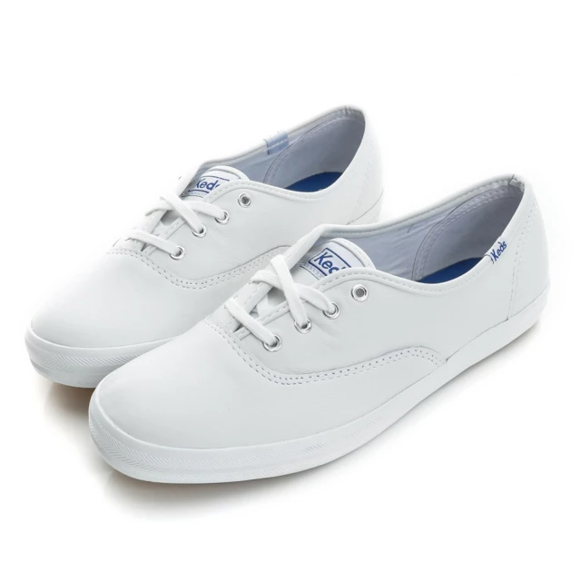 KEDS CHAMPION 經典皮革綁帶休閒鞋 白 W110015 女鞋 歷史價格詳細信息