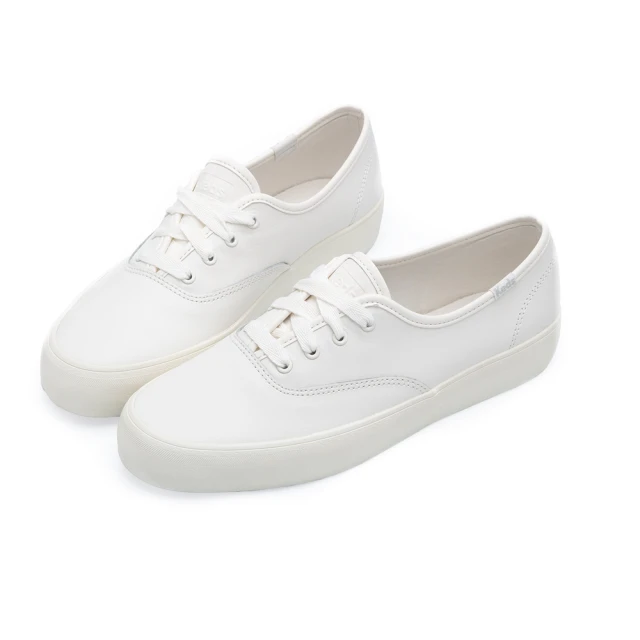 KEDS CHAMPION 經典皮革綁帶休閒鞋 白 W110015 女鞋 歷史價格詳細信息