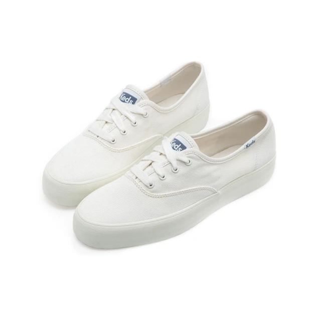 KEDS CHAMPION 經典皮革綁帶休閒鞋 白 W110015 女鞋 歷史價格詳細信息