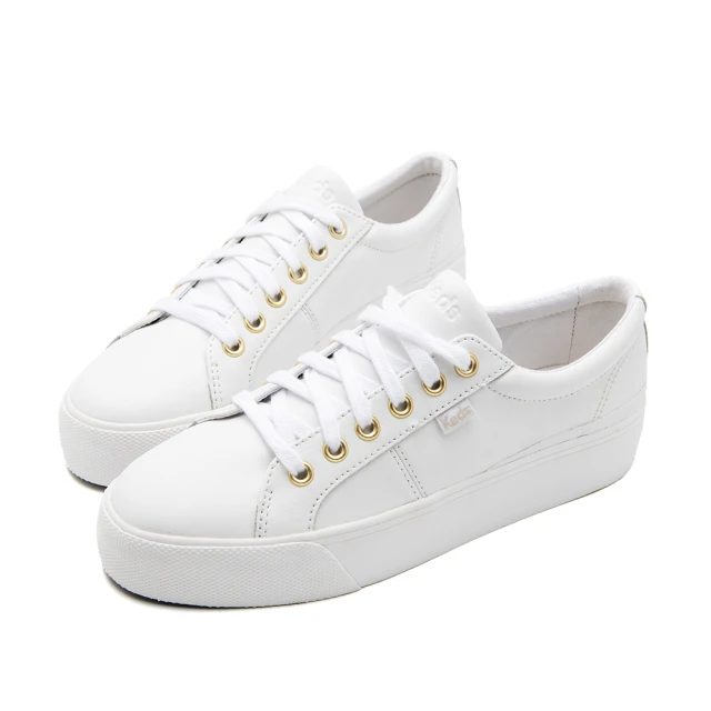 KEDS JUMP KICK 皮革綁帶休閒鞋 白/粉 9203W123118 女鞋 歷史價格詳細信息
