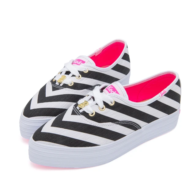 【Keds】BARBIE TRIPLE UP 芭比聯名經典粉色厚底皮革休閒鞋(9241W133609) 歷史價格詳細信息