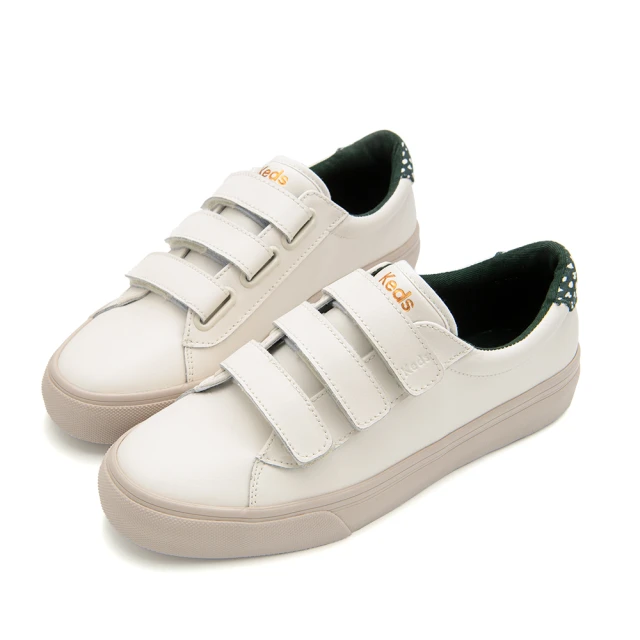 KEDS JUMP KICK 皮革綁帶休閒鞋 白/粉 9203W123118 女鞋 歷史價格詳細信息