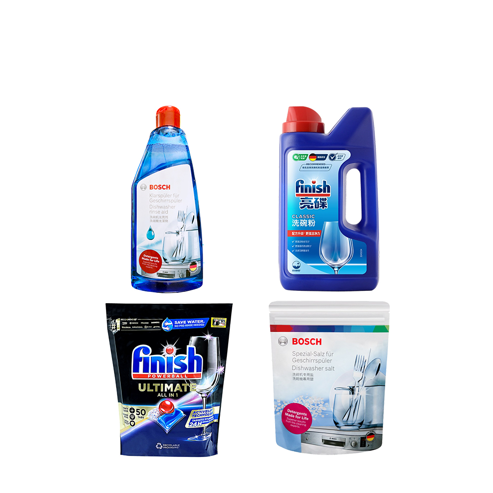 【BOSCH 博世】Finish洗碗機專用鹽/洗碗鹽/軟化鹽(1kg袋裝 四入) 歷史價格詳細信息