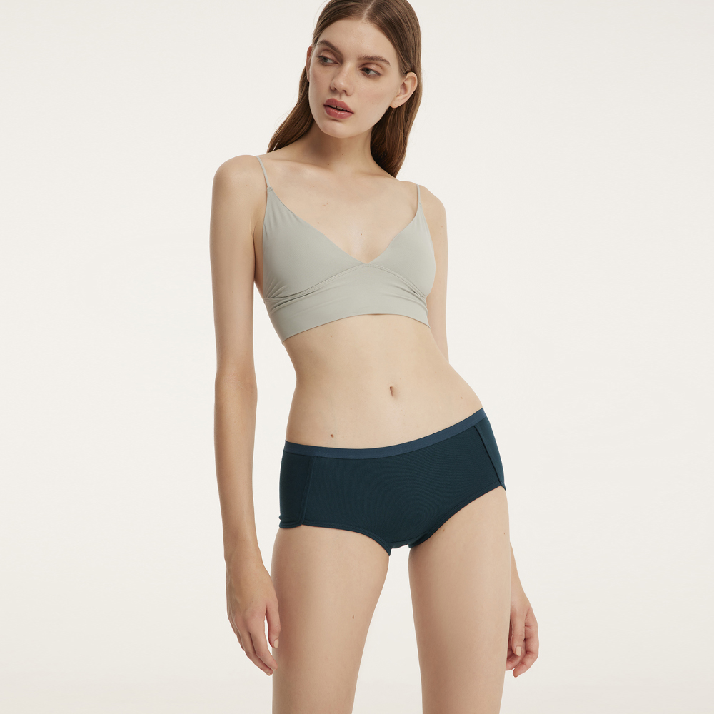 【Anden Hud】簡約系列．滾邊中腰平口內褲(酒紅) 台灣製 歷史價格詳細信息