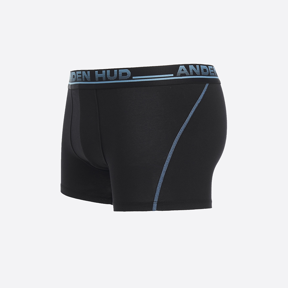 【Anden Hud】極限女孩．內襯緊帶中腰三角內褲(黑-雙橫線)  台灣製 歷史價格詳細信息