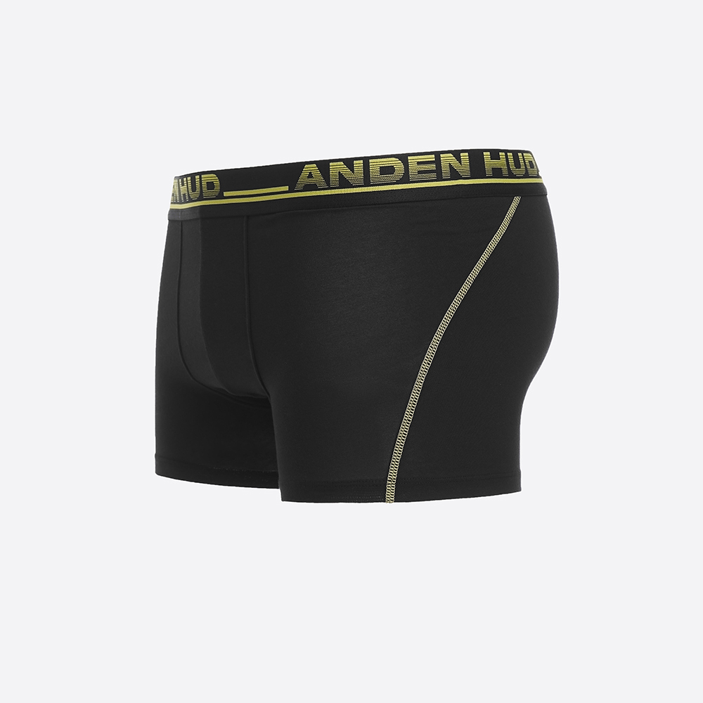 【Anden Hud】極限女孩．內襯緊帶中腰三角內褲(黑-雙橫線)  台灣製 歷史價格詳細信息