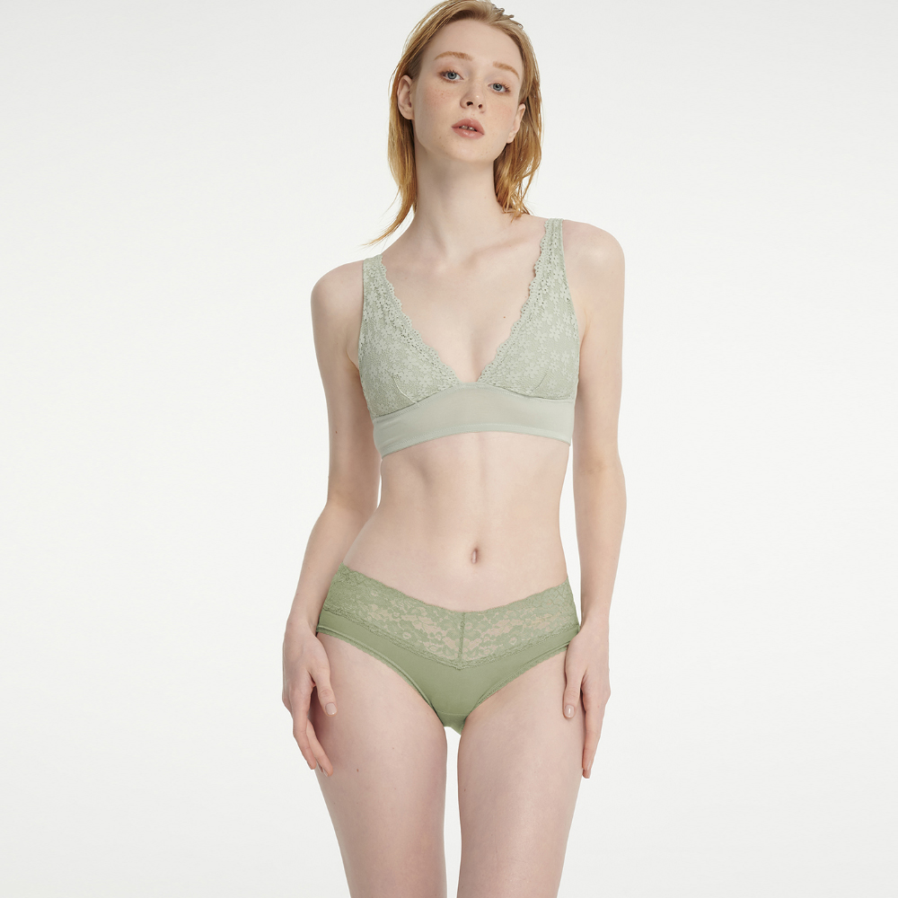 【Anden Hud】忘憂植物園．V蕾絲丁字褲 純棉台灣製(古董米-紅花翩翩) 歷史價格詳細信息