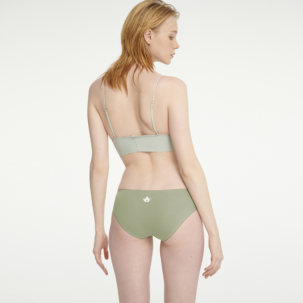 【Anden Hud】忘憂植物園．V蕾絲丁字褲 純棉台灣製(古董米-紅花翩翩) 歷史價格詳細信息