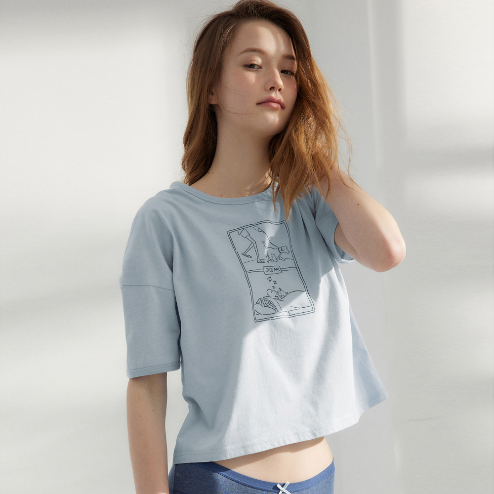 居家睡衣 滿心圍繞 二件式細肩帶短袖成套休閒服(粉F) AngelHoney天使霓裳 歷史價格詳細信息