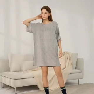 【Anden Hud】連身_Happy mind．蕾絲拼接長袖羅紋睡衣(夜幕紫) 純棉台灣製 歷史價格詳細信息