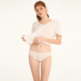 【Anden Hud】抗菌系列．花苞中腰三角內褲(玫瑰褐-赫本碎花) 歷史價格詳細信息