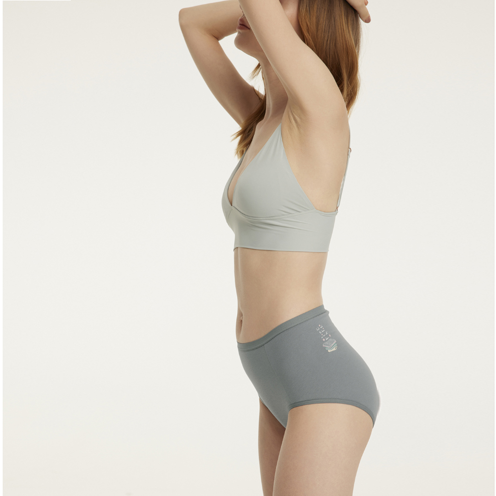 【Anden Hud】Happiness．超高腰三角內褲(黑-枕頭) 台灣製 歷史價格詳細信息