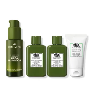 【ORIGINS 品木宣言】靈芝穩膚超能新客組(靈芝水30ml+靈芝精華液15ml+靈芝面膜30ml/週年慶/預購會) 歷史價格詳細信息