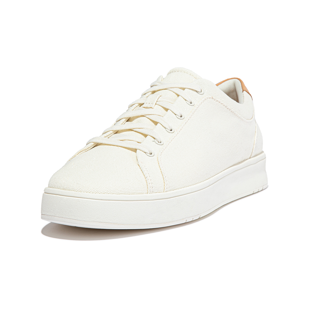 【FitFlop】RALLY II CANVAS TRAINERS 運動風繫帶休閒鞋-男(奶油色) 歷史價格詳細信息