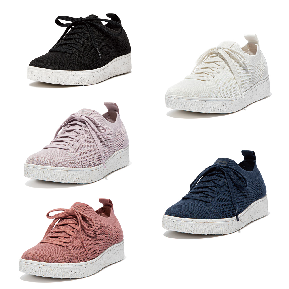 【FitFlop】RALLY e01 MULTI-KNIT TRAINERS 運動風繫帶休閒鞋-女(奶油色) 歷史價格詳細信息